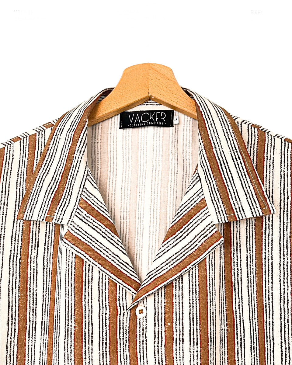 Camisa Manga Corta Rayas