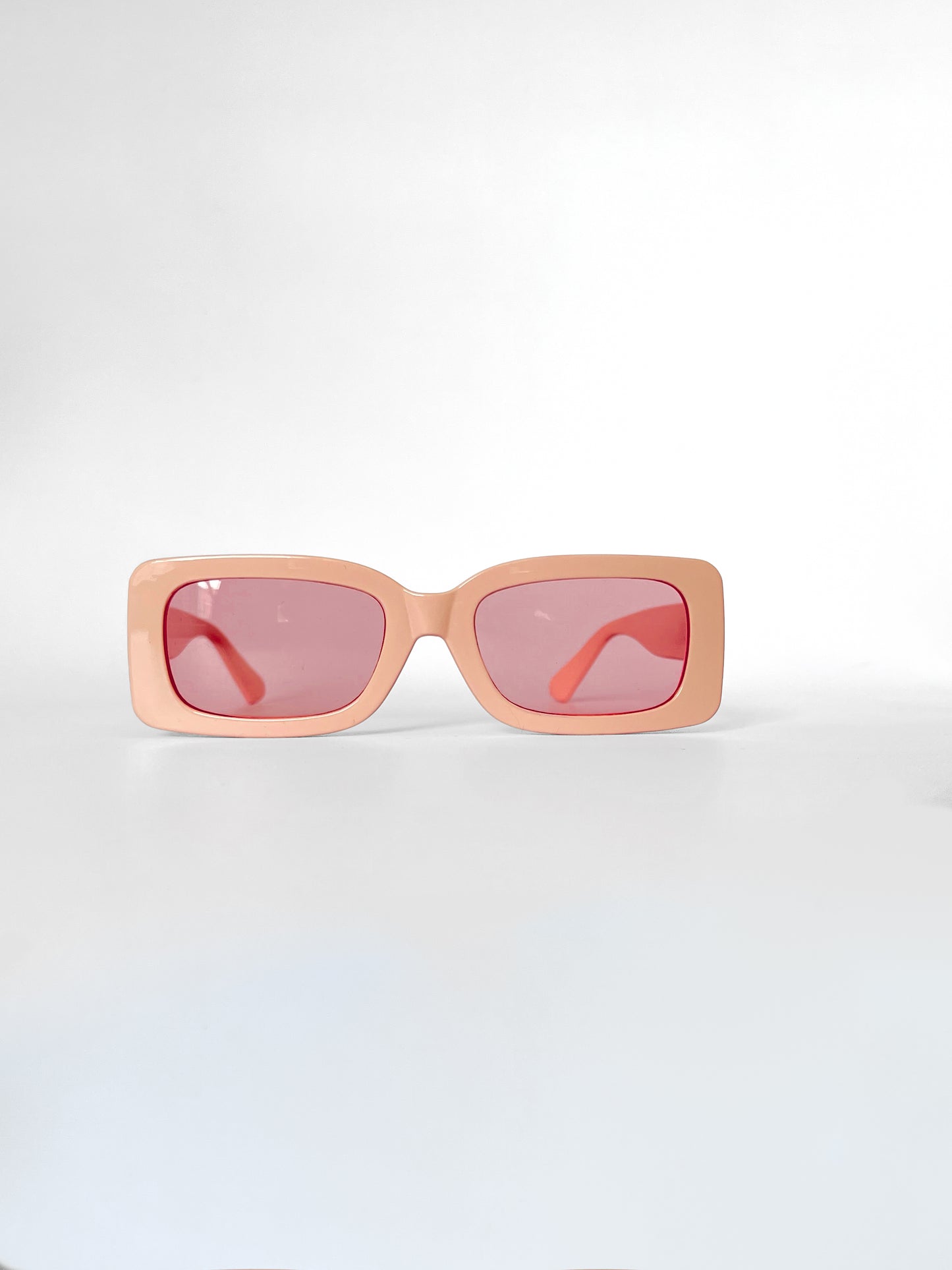 Gafas Rectangular Retro Rosa
