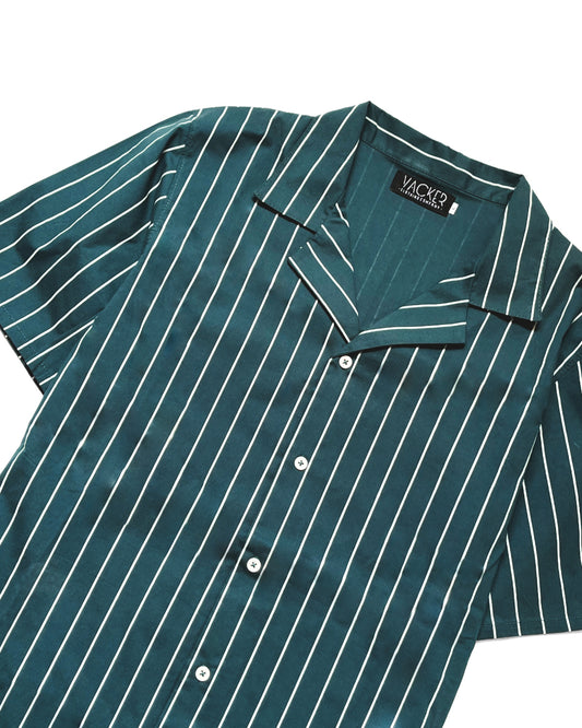 Camisa Rayas Manga Corta