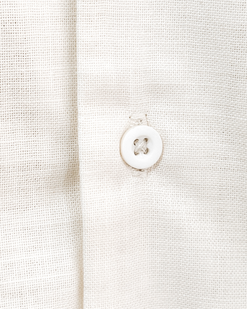 Camisa Lino Manga Corta