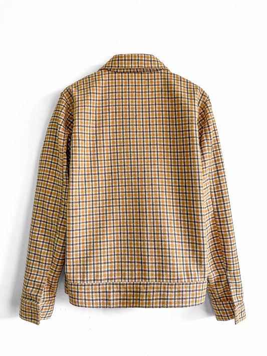 Chaqueta Cuadro Camel