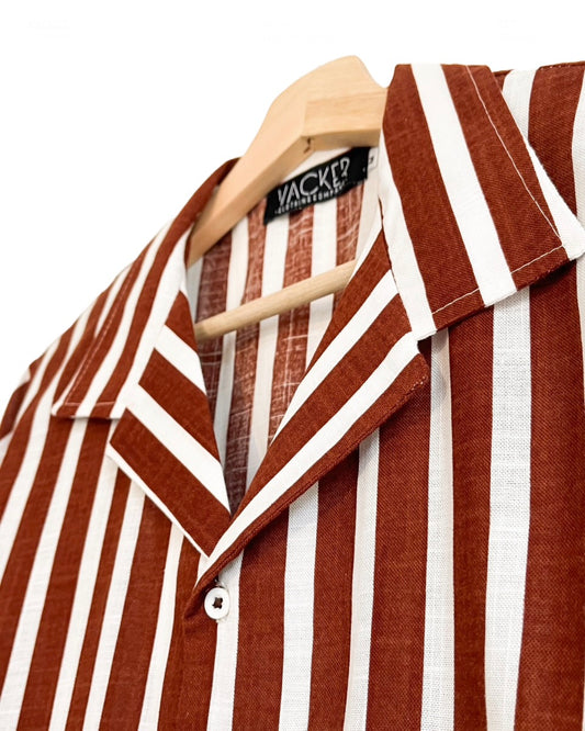 Camisa Rayas Lino