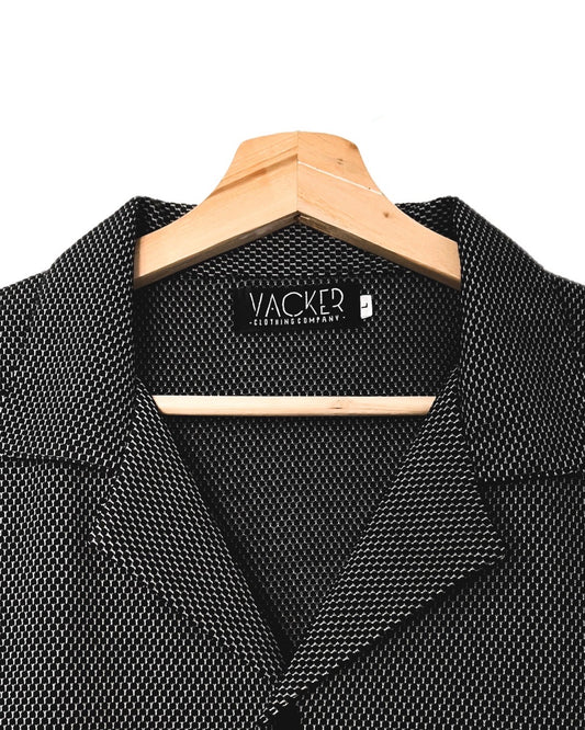 Camisa Textura Manga Corta