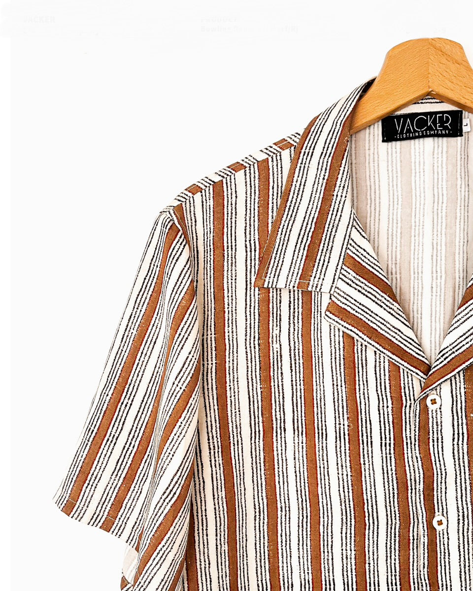 Camisa Manga Corta Rayas