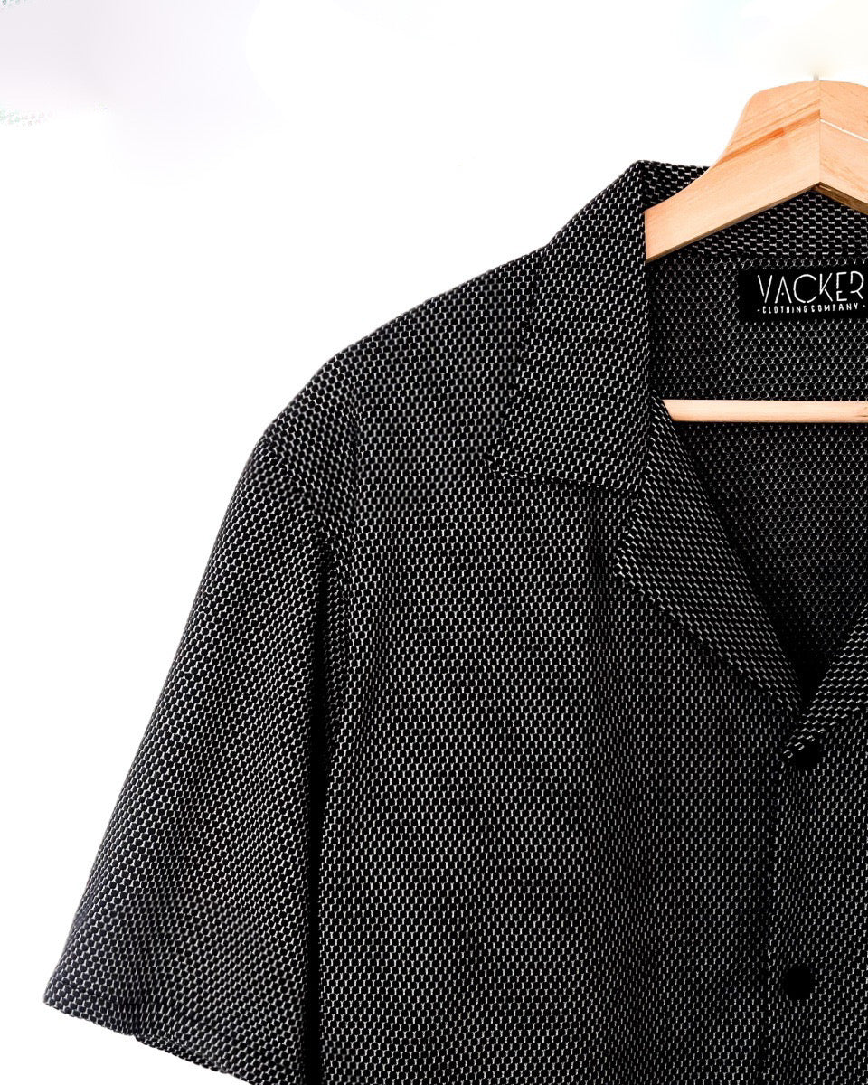 Camisa Textura Manga Corta