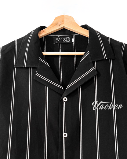 Camisa Rayas Negra
