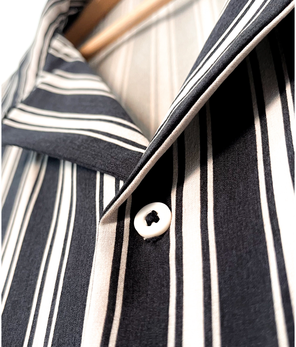 Camisa Rayas Manga Corta