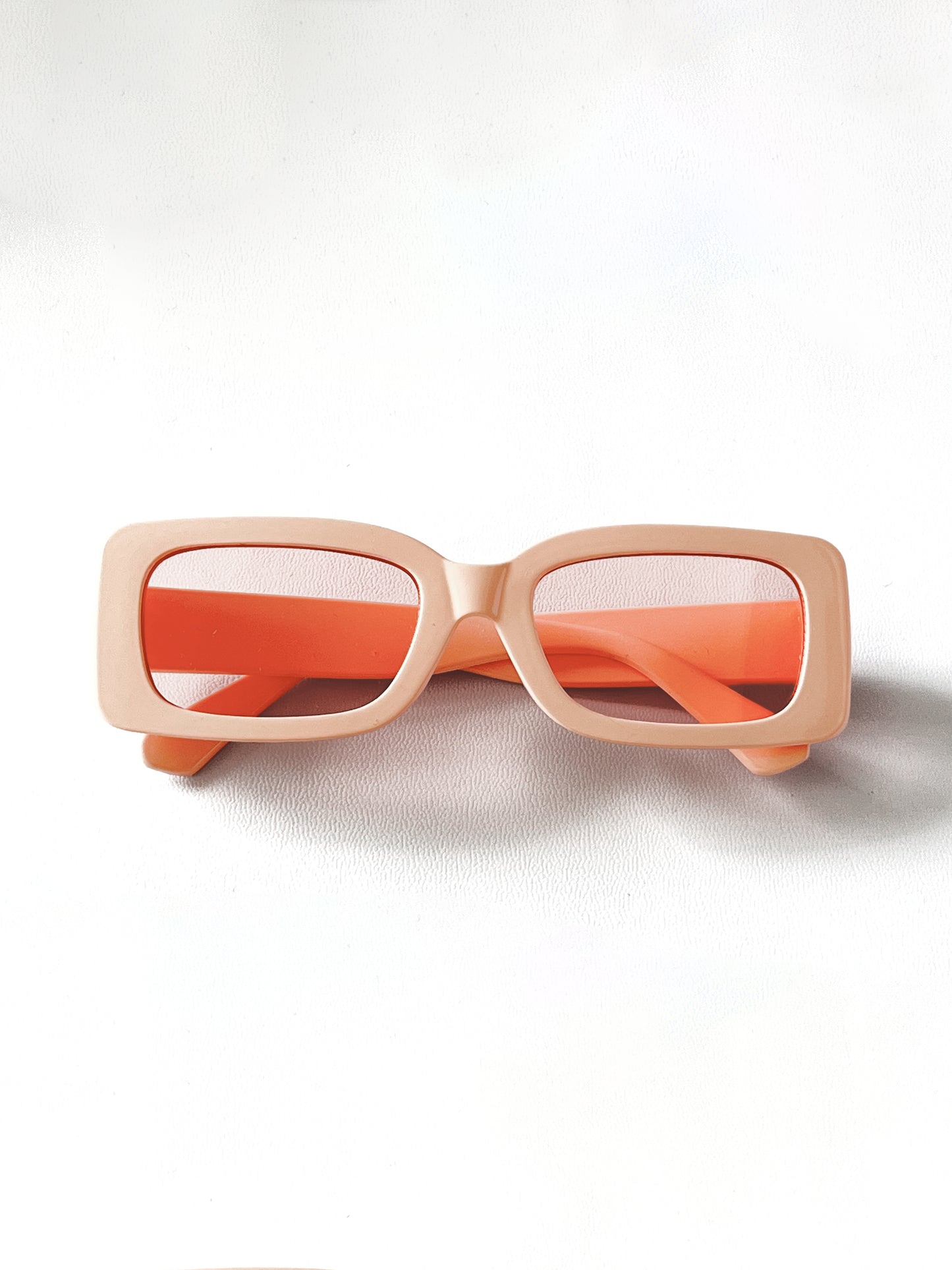 Gafas Rectangular Retro Rosa