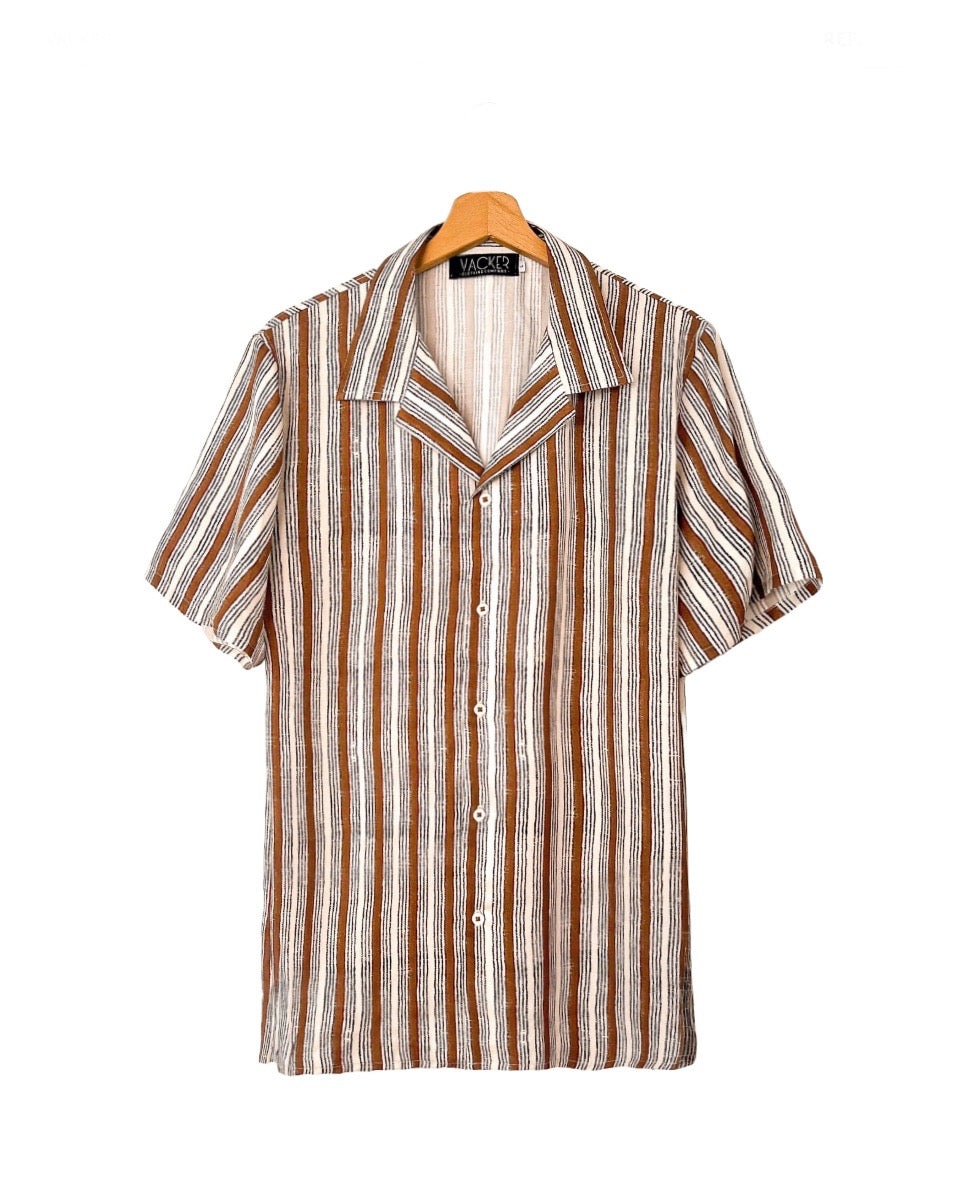 Camisa Manga Corta Rayas