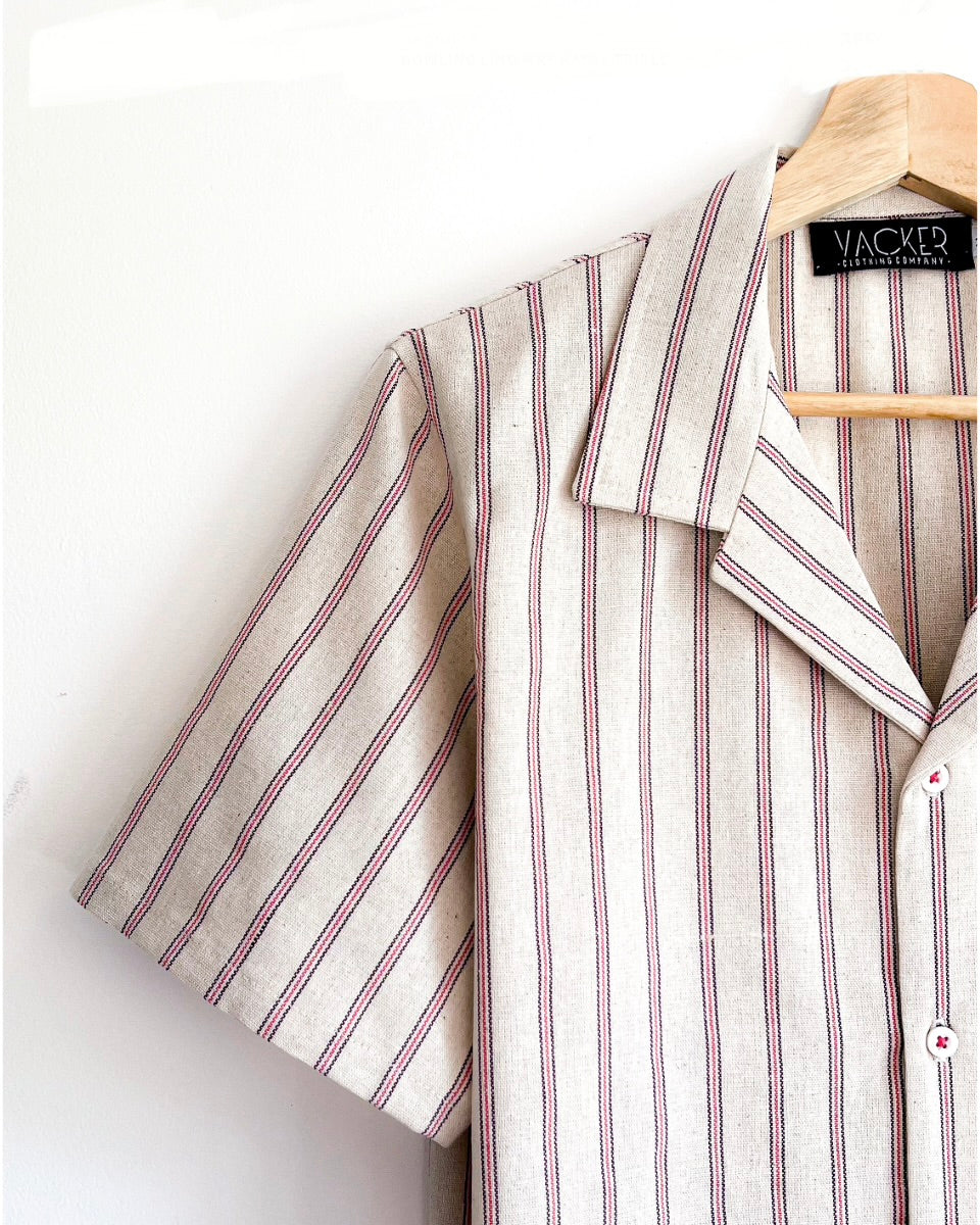 Camisa Lino Rayas