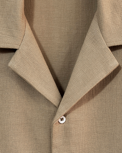 Camisa Lino Manga Corta