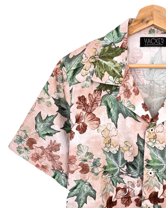 Camisa Estampada Hojas