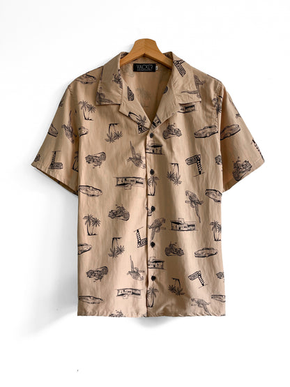 Camisa Estampada Habano