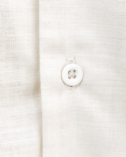 Camisa Lino Manga Corta