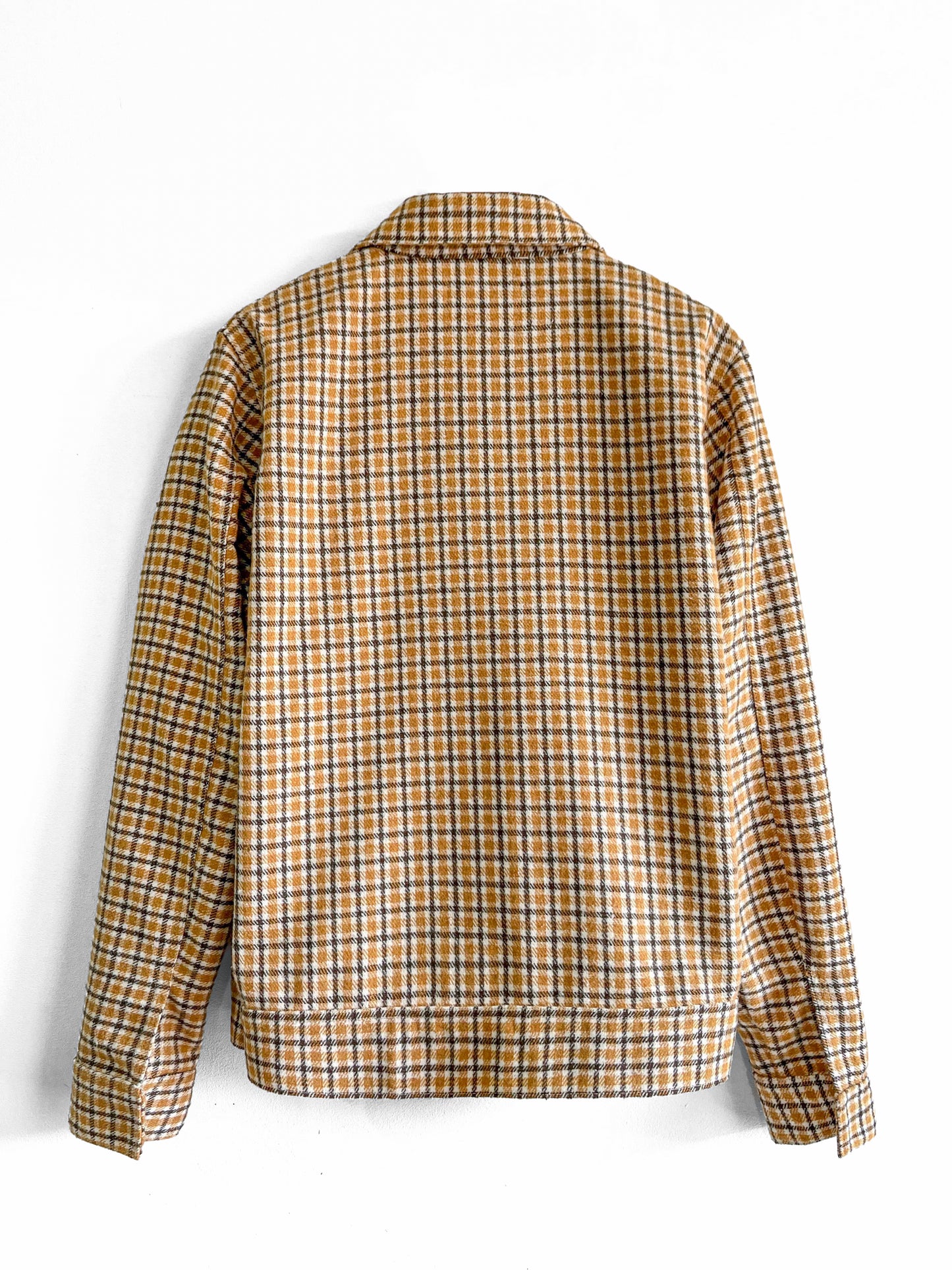 Chaqueta Cuadro Camel