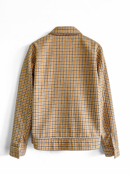 Chaqueta Cuadro Camel