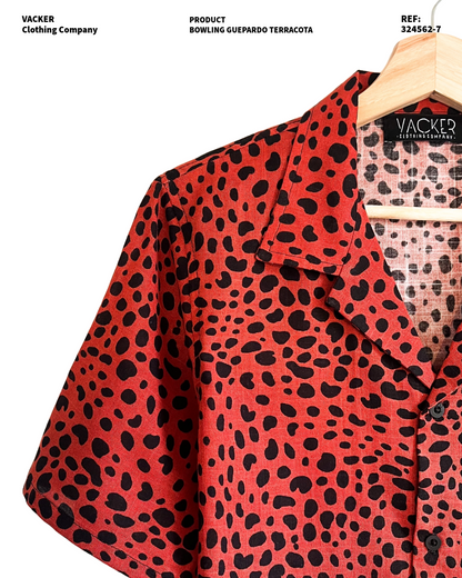 Camisa Estampada Lino