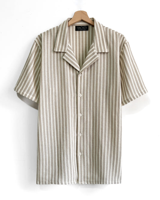 Camisa Rayas Lino Look
