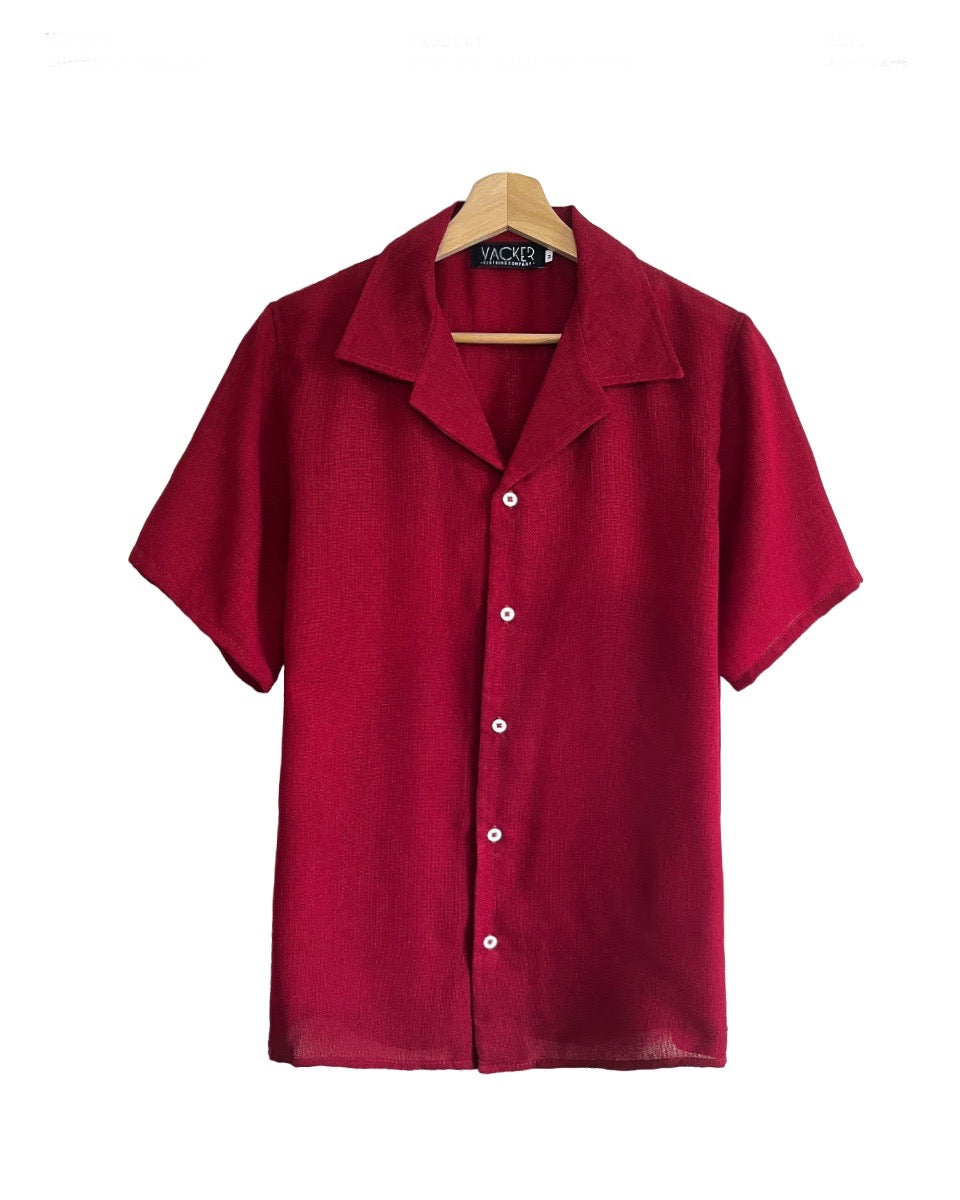 Camisa Lino Vino