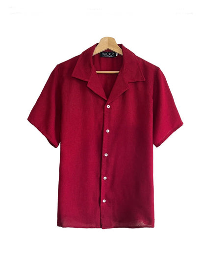 Camisa Lino Vino