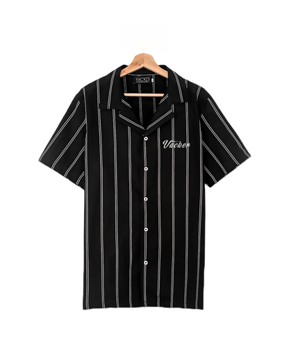 Camisa Rayas Negra