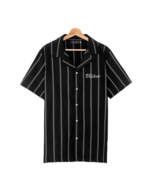 Camisa Rayas Negra