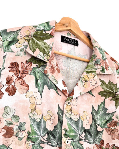 Camisa Estampada Hojas