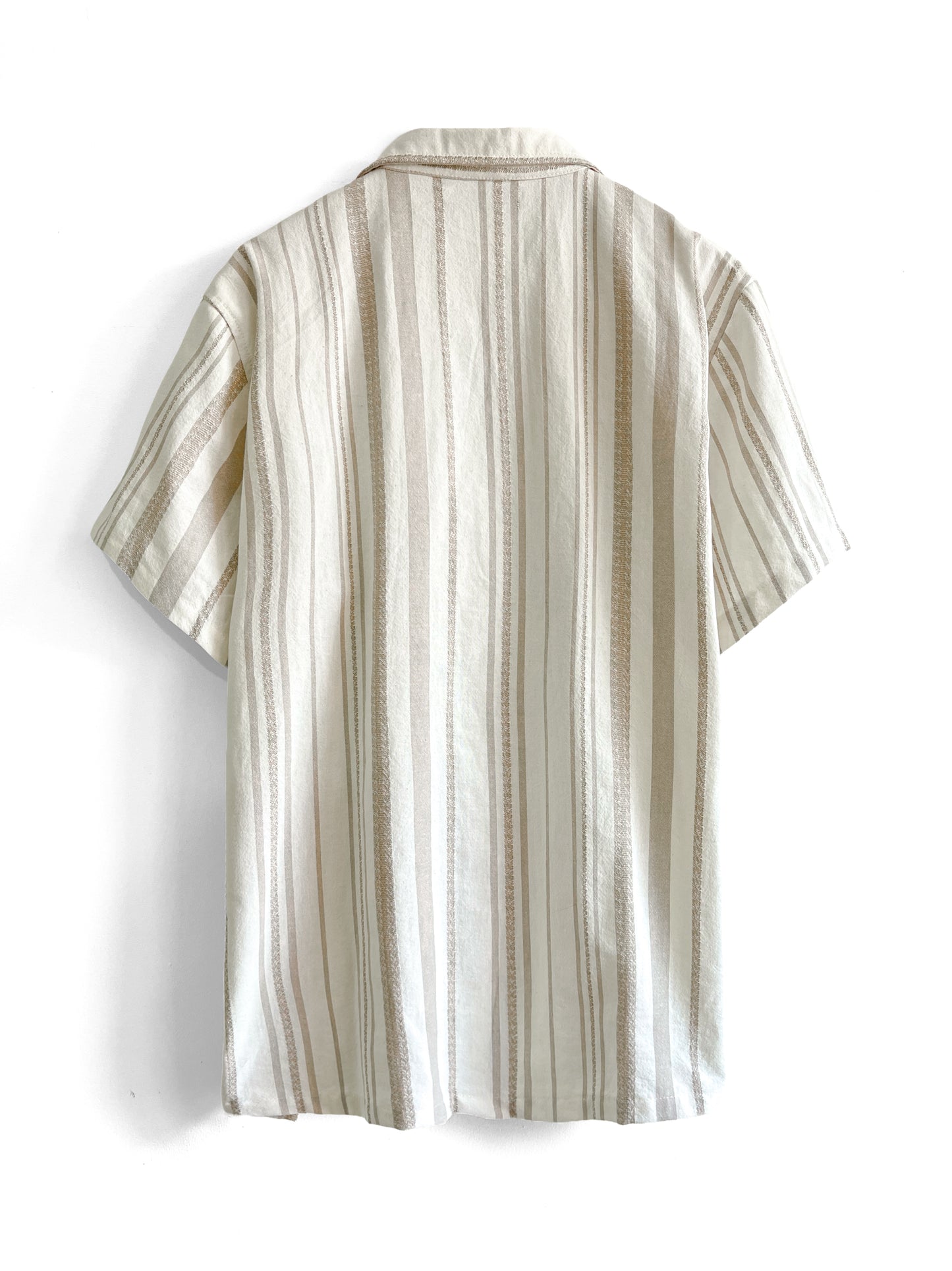 Camisa Rayas Manga Corta