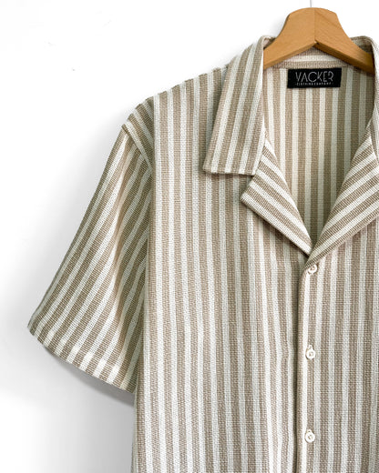 Camisa Rayas Lino Look